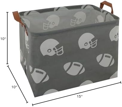 Kid Cute Rectangle Toy Box for Girl, Baby Collapsible Toy Storage Bin Nursery - Image 2