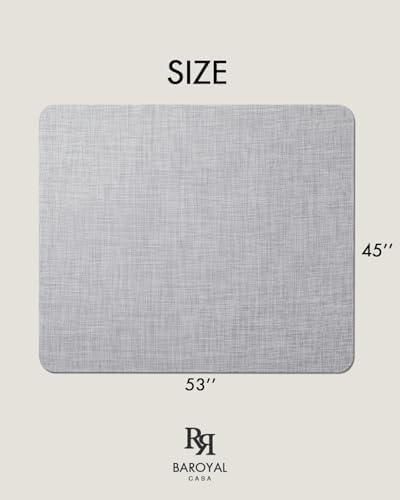 Baroyal Office Chair Mat for Hardwood Floor Under Desk Computer Rolling Chair - Image 6