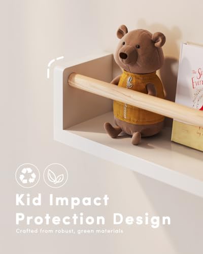 G&W Gruwald Nursery Book Shelves, Wall Bookshelf, Book Shelf - Image 6