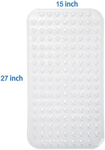 AmazerBath Bath Tub Mat, Medium Size 27.6 x 15 Inches Non-Slip Shower Mats - Image 7