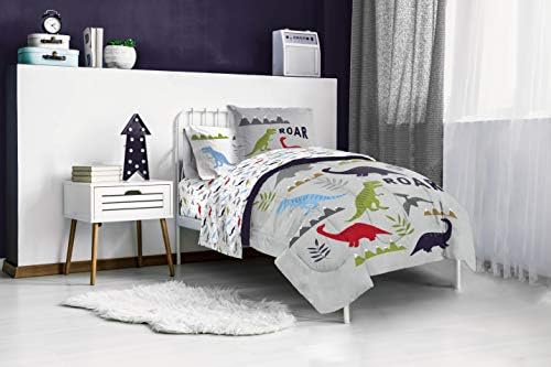 Trend Collector Dinosaur Twin Comforter Set 5 Piece Kids Bedding - Image 7