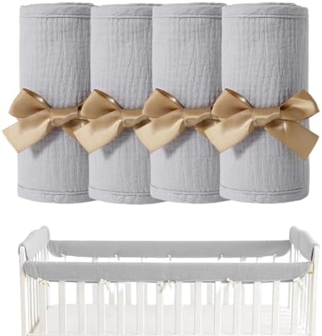 Rail Cover - Breathable Cotton Teething Guard - Image 7
