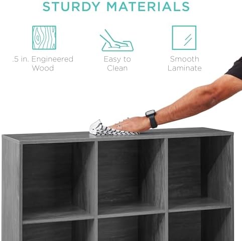 Best Choice Products 9-Cube Storage Organizer, 13.5in Shelf Opening, Display - Image 6