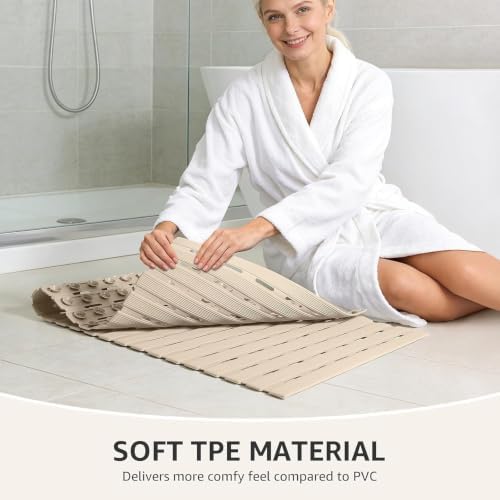 OTHWAY Non Slip Shower Mat, 36.6" x 16.9" Non Slip Shower Mats - Image 6