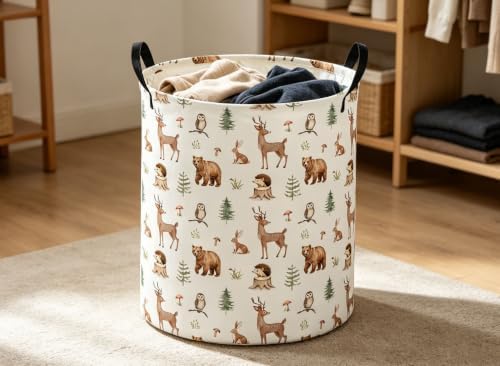 Kids Laundry Basket Animal Hamper - Image 6