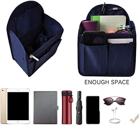 Vercord Backpack Organizer Insert Liner Hanging Travel Bag in Bag - Image 7