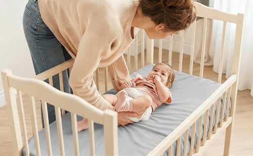 4 Pack Bassinet Fitted Sheets Compatible - Image 6