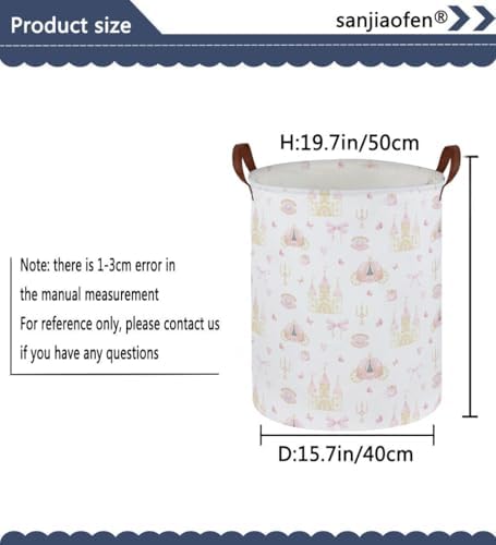 Kids Laundry Hamper Kids Dirty Clothes Hamper Collapsible Waterproof Toys - Image 7