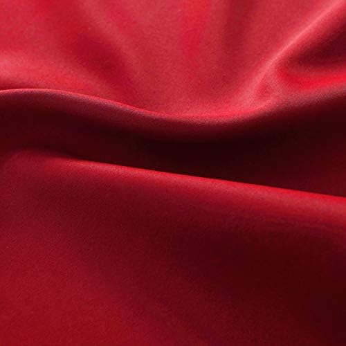 DONREN Christmas Holiday Red Valances - Image 6