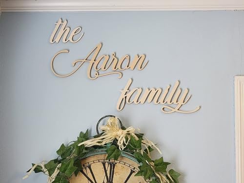 Family Name Sign, Wooden Custom Name Sign, Nursery Name Sign, Family Name Signs - Image 7