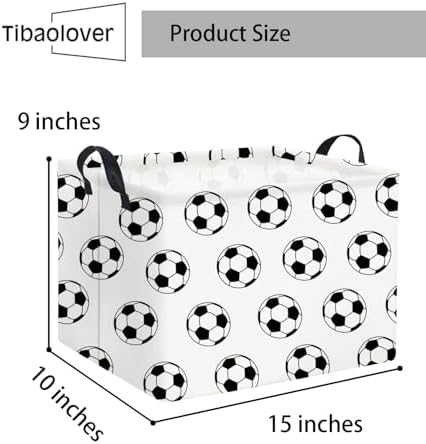Rectangular Soccer Basket Kids Baby Storage Basket Cute Kids Toy Storage Bin - Image 6