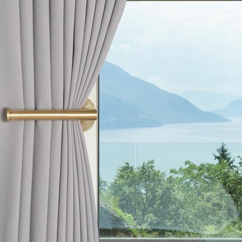Groleca 2 Pack Curtain Holdbacks No Drill Self-Adhesive/Screw-in Curtain - Image 6