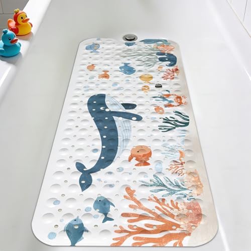 Kids Bathtub Mat, Non Slip Cartoon Bath Mat - Image 7