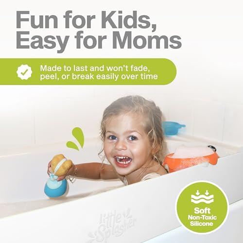 Little Splasher Original PlayPad, Bathtub Splash Guard Play Shelf - Image 6