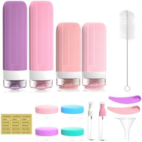Vitog 16 Pack Travel Bottles for Toiletries, TSA Approved, Leak Proof Kit - Image 7