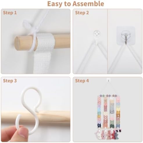 Hair Bow Organizer Holder for Girls Baby Headband Organizer - Image 7