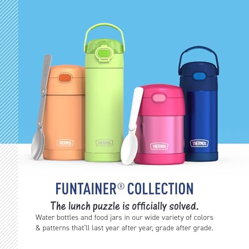 THERMOS FUNTAINER 10 Ounce Stainless Steel Vacuum Insulated Kids Food Jar - Image 6