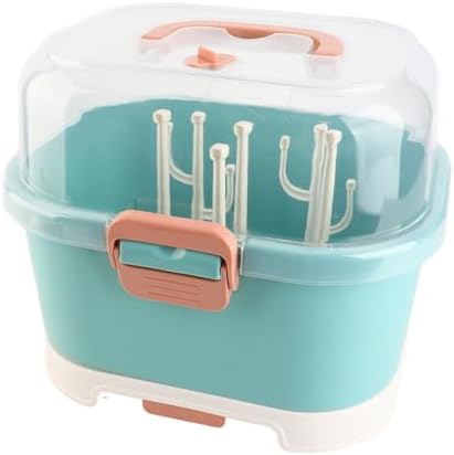 Baby Bottle Drain Rack, Feeding Cup Holder, Portable Large Capacity Toddler - Image 7