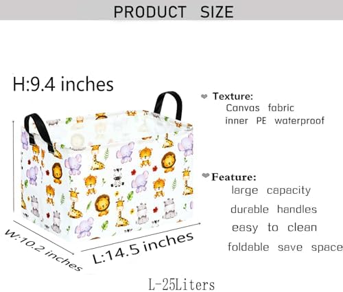 Kid Clothes Storage Basket Gift Shelf Basket Toy Storage Bin, Nursery Basket - Image 7