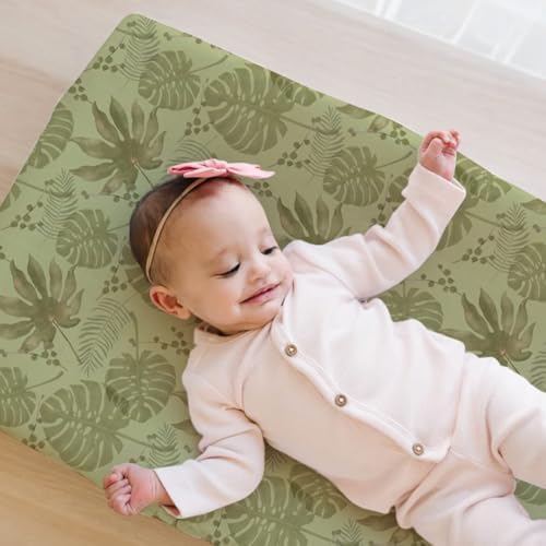 BROLEX Changing Pad Covers for Baby: Boy Girls Ultra Stretchy Soft 2 Pack - Image 7