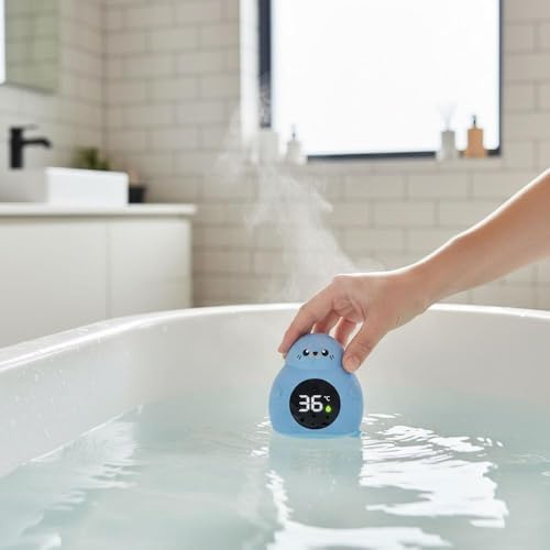 Baby Bath Thermometer for Infants, Cute Seal Digital Infant BathtubThermometer - Image 7