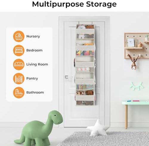 GRANNY SAYS Over the Door Organizer, 5-Shelf Behind the Door Storage - Image 6