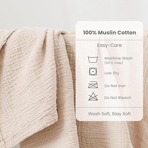 Konssy Muslin Bassinet Sheets for Baby Boys and Girls, 2 Pack - Image 6