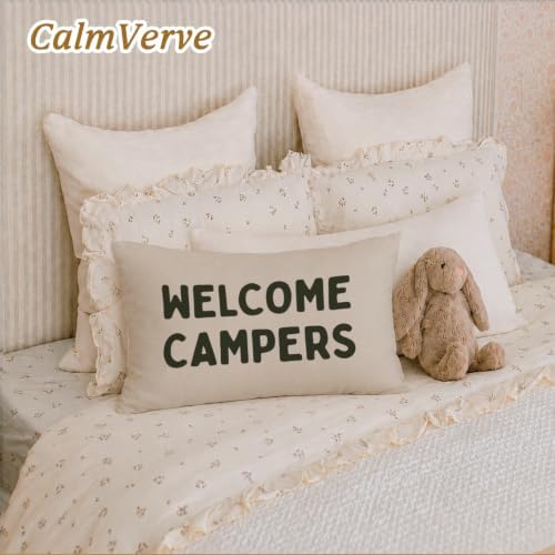 Welcome Campers 12x20 Pillow Cover Camping Decor, - Image 6