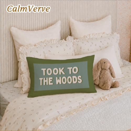Boys Room Adventure Took to the Woods 12x20 Pillow Cover - Image 6