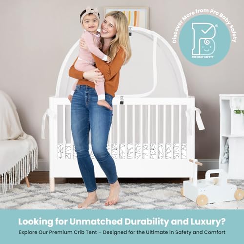 Crib Tent to Keep Baby from Climbing Out – Breathable Pop-Up Crib Net to Keep - Image 6