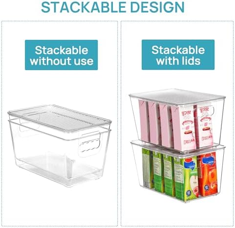 Vtopmart 1 Pack Clear Stackable Storage Bins - Image 7