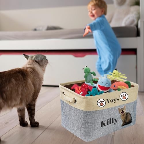 Personalized Dog Toy Storage Basket - Image 6