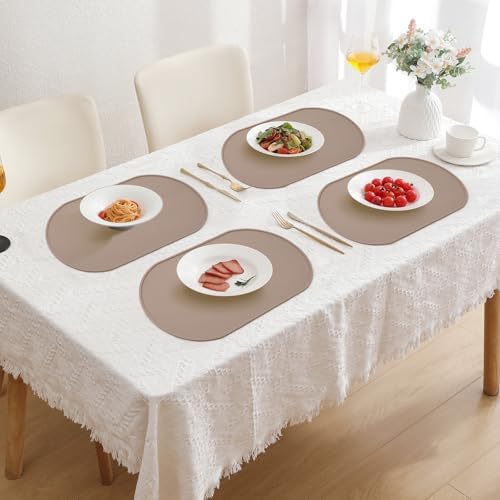 Silicone Placemat Set of 2, Heat Resistant Placemats - Image 7