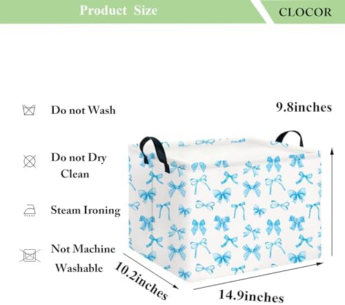 CLOCOR Rectangular Storage Basket Empty, Gift Basket, Waterproof Storage Bin - Image 6