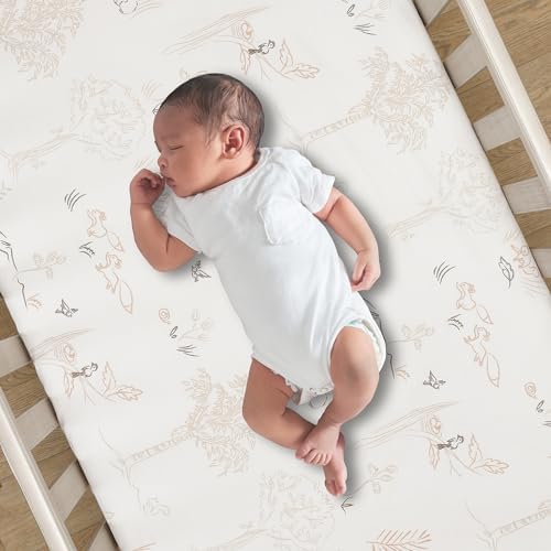 Lambs & Ivy Treetop Fox Woodland Tree Nursery 3-Piece Baby Crib Bedding Set - Image 6
