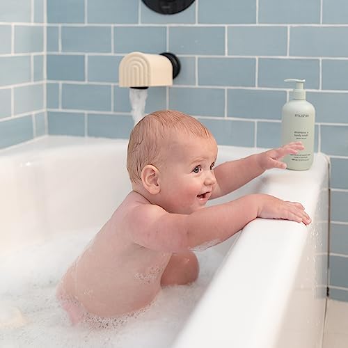 mushie Bath Spout Cover | Soft Silicone Bathtub Faucet Safety Guard - Image 7