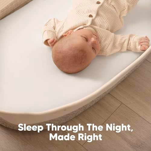 2-Pack Baby Bassinet Sheets Girl, 33x17 Bedside Sheets - Image 6