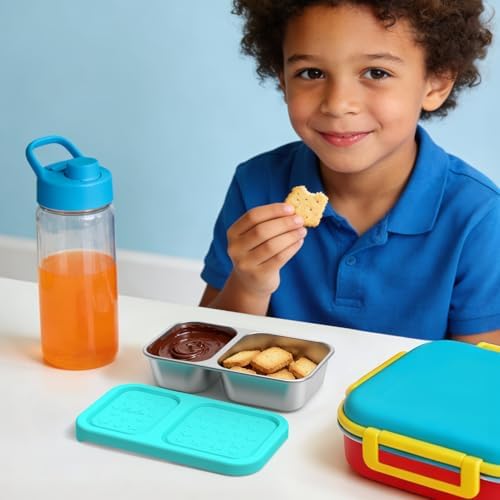 SOPHICO 2 compartment Reusable Kid Lunch Snack Containers - Image 6