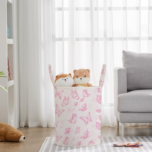 Baby Laundry Basket Nursery Hamper - Image 6