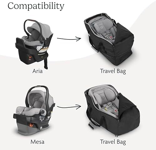 UPPAbaby Travel Bag for Aria and Mesa Infant Car Seats/Easy-Carry Handles + - Image 6