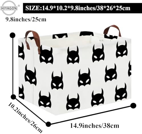Batman Basket Kids Storage Basket Cute Basket Empty Toy Storage Bin Organizer - Image 6
