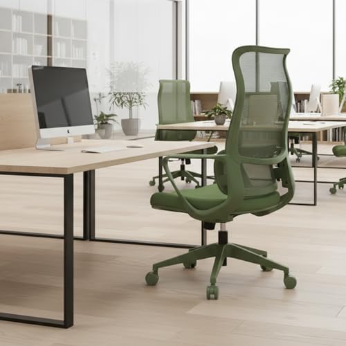 High Back Ergonomic Colorful Office Chair, Breathable Nylon Mesh Desk Chair - Image 7