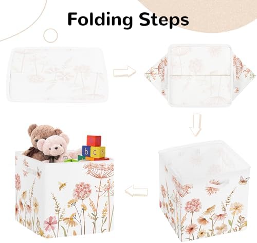 Clastyle 11.8" Flower Storage Basket Set of 3 - Image 7