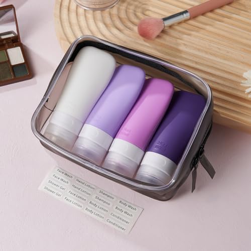 INSFIT Travel Bottles for Toiletries, TSA Approved 3oz Travel Size Containers - Image 7