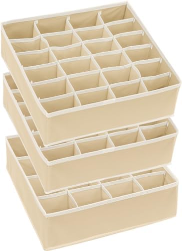 Simple Houseware Sock Drawer Organizer, 3 Pack - Image 6
