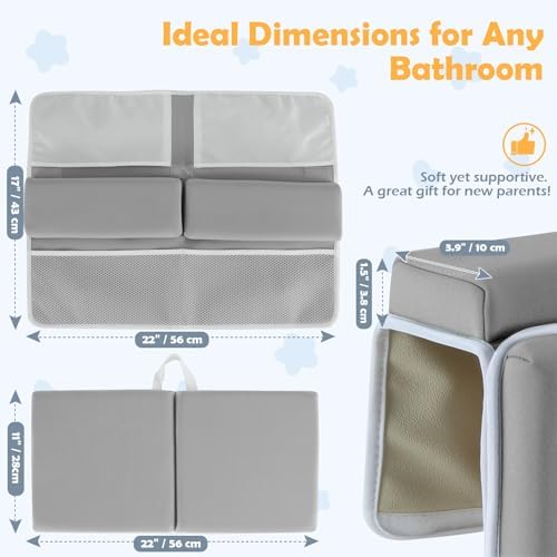Baby Bath Kneeler and Elbow Rest Pad Set - Image 7