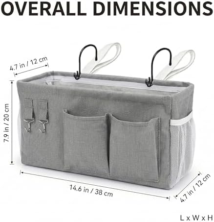 1pc Bedside Caddy Organizer - Image 6