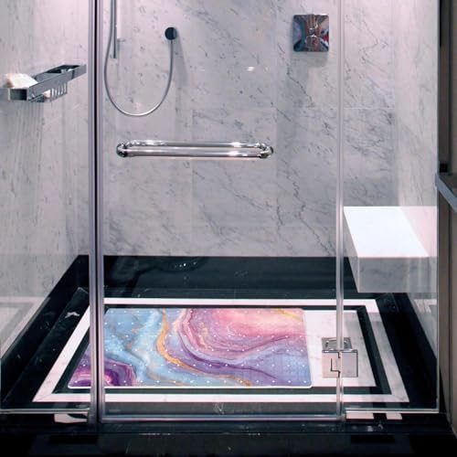 Bath Tub Shower Mat, Washable Bathtub Floor Mats, Suction Cups and Drain Holes - Image 6