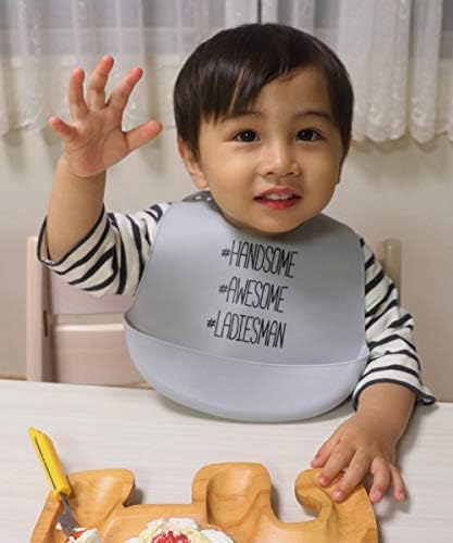 Hudson Baby Unisex Baby Silicone Bibs, One Size - Image 2