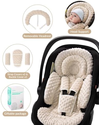 TinlyFinly Infant Car Seat Insert - Image 7